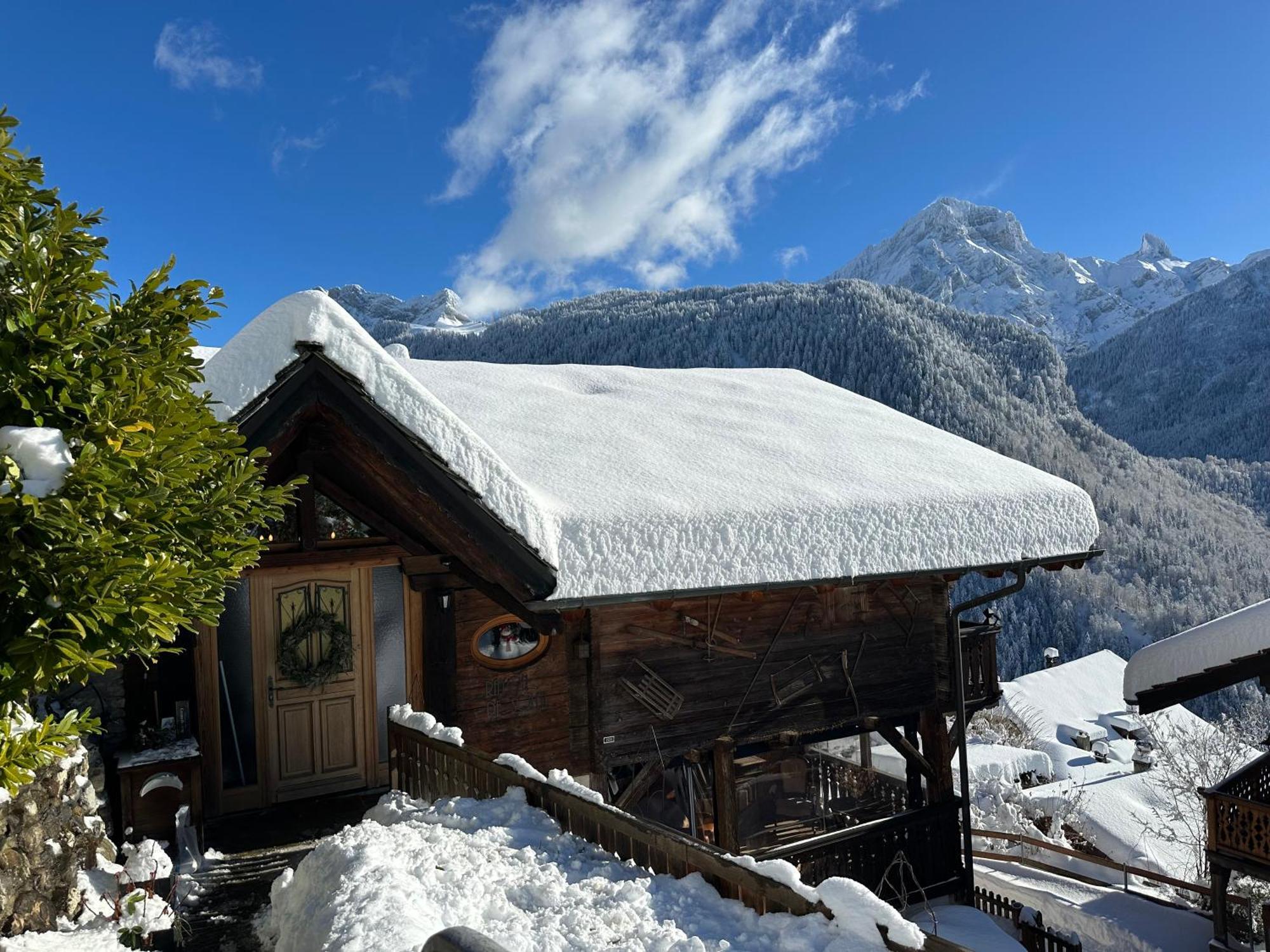 Ferienwohnung Chalet Rayon de Soleil Gryon Exterior foto